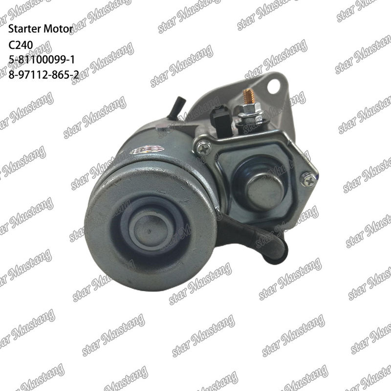 C240 ইঞ্জিন স্টার্টার মোটর 9T 12V 5-81100099-1 8-97112-865-2 ISUZU ইঞ্জিন খুচরা যন্ত্রাংশের জন্য