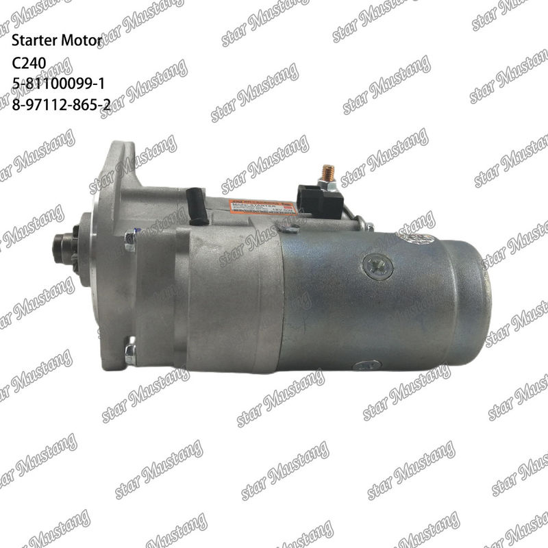 C240 ইঞ্জিন স্টার্টার মোটর 9T 12V 5-81100099-1 8-97112-865-2 ISUZU ইঞ্জিন খুচরা যন্ত্রাংশের জন্য