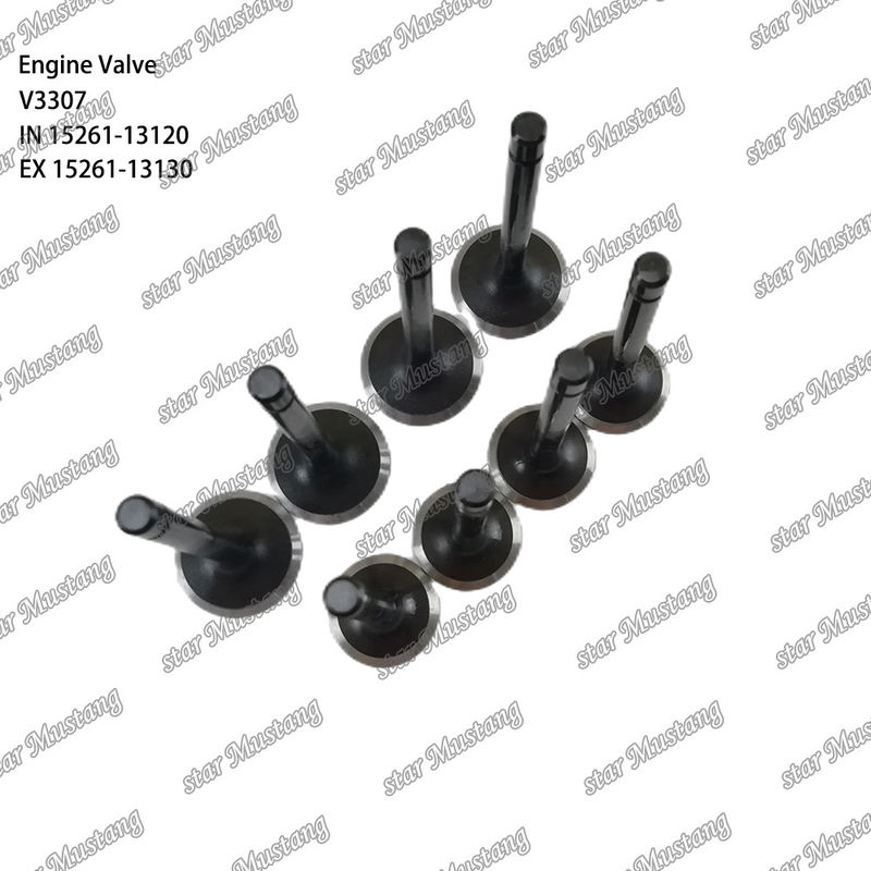 পরিস্থিতি V3307 IN 15261-13120 EX 15261-13130 ইঞ্জিন পার্ট ইন্টিগ্রেটেড স্ট্রাকচার ভালভের জন্য স্টক