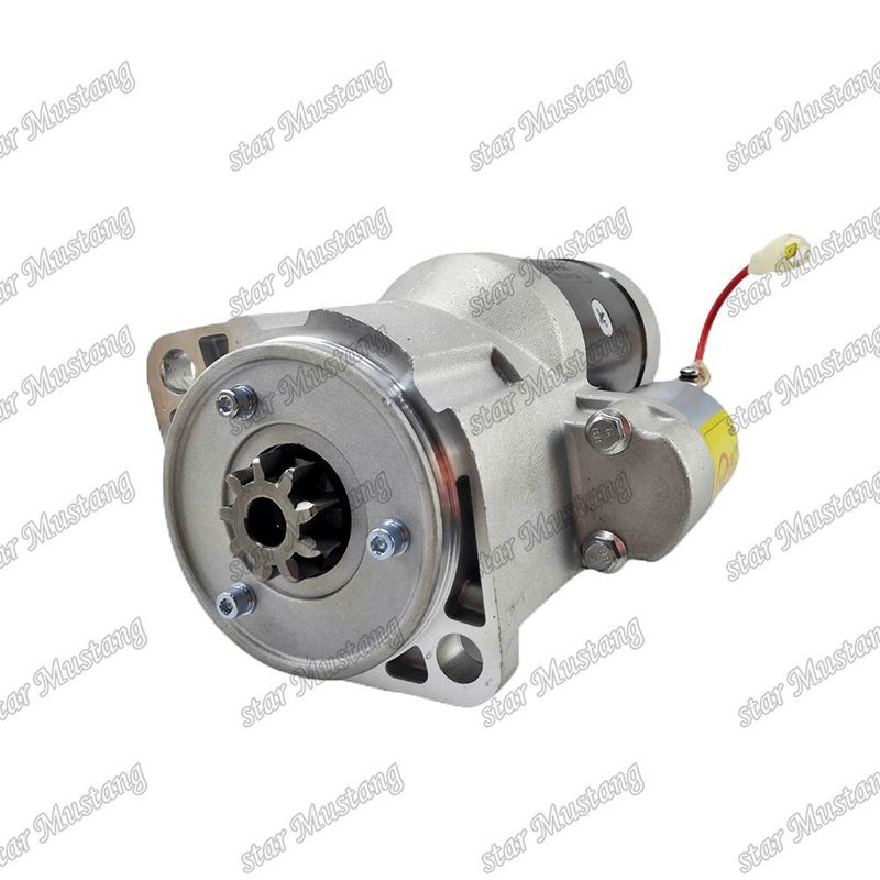 4D106 4TNE94 ইঞ্জিন স্টার্টার মোটর 12V 9T 2.8KW R60-7 YANMAR ইঞ্জিন খুচরা যন্ত্রাংশের জন্য