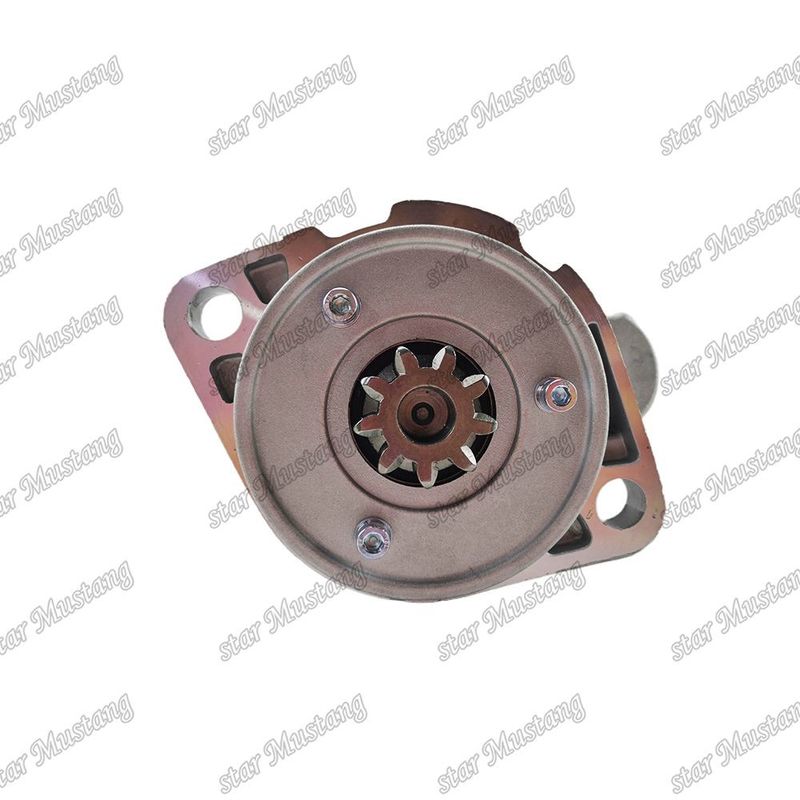 4D106 4TNE94 ইঞ্জিন স্টার্টার মোটর 12V 9T 2.8KW R60-7 YANMAR ইঞ্জিন খুচরা যন্ত্রাংশের জন্য