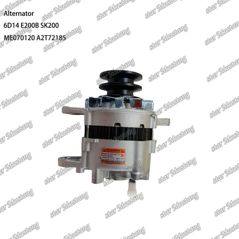 অ্যালটেনারেটর 6D14 E200B SK200 24V 35A ME070120 A2T70772 A2T72185 Mitsubishi ইঞ্জিনের খুচরা যন্ত্রাংশের জন্য উপযুক্ত