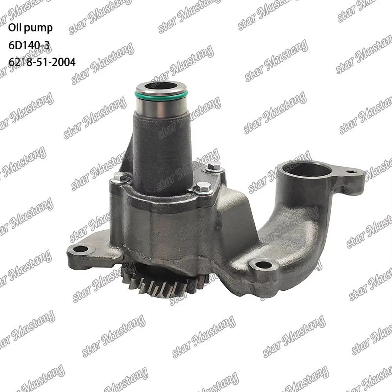 মূল তেল পাম্প 6D140-3 6218-51-2004 Mitsubishi ইঞ্জিন খুচরা যন্ত্রাংশ জন্য উপযুক্ত