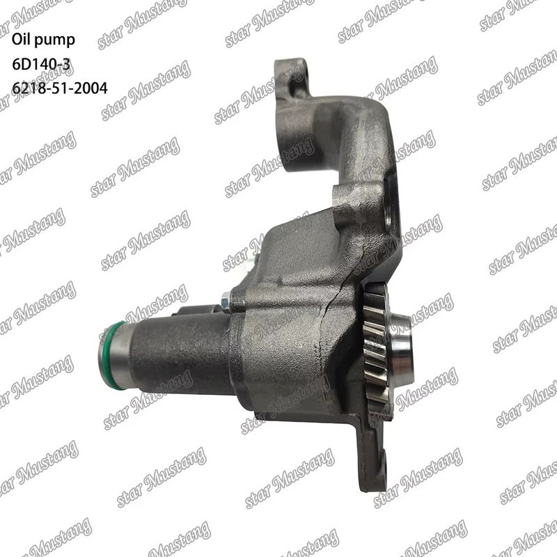 মূল তেল পাম্প 6D140-3 6218-51-2004 Mitsubishi ইঞ্জিন খুচরা যন্ত্রাংশ জন্য উপযুক্ত