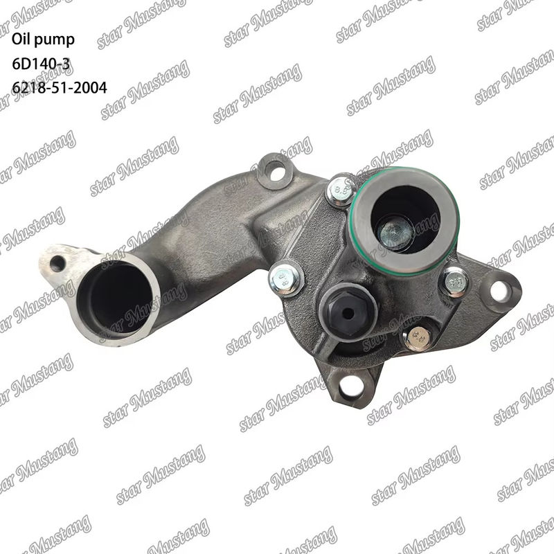 মূল তেল পাম্প 6D140-3 6218-51-2004 Mitsubishi ইঞ্জিন খুচরা যন্ত্রাংশ জন্য উপযুক্ত