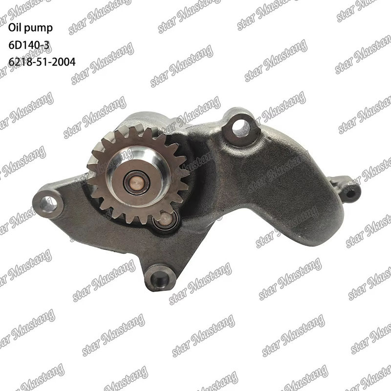 মূল তেল পাম্প 6D140-3 6218-51-2004 Mitsubishi ইঞ্জিন খুচরা যন্ত্রাংশ জন্য উপযুক্ত