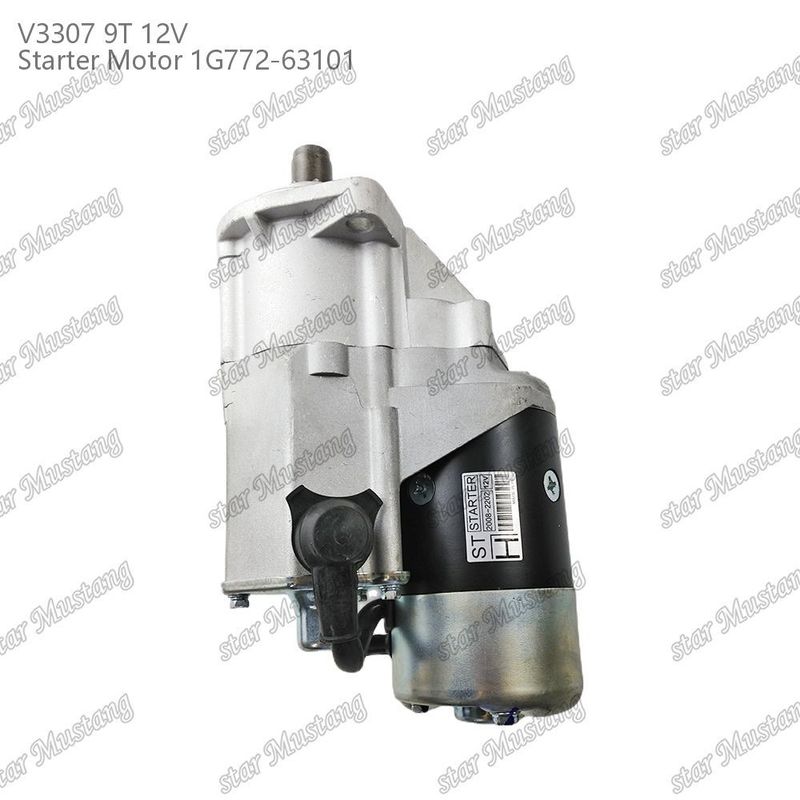 স্টার্টার মোটর V3307 9T 12V 1G772-63101 KUBOTA ইঞ্জিনের জন্য উপযুক্ত