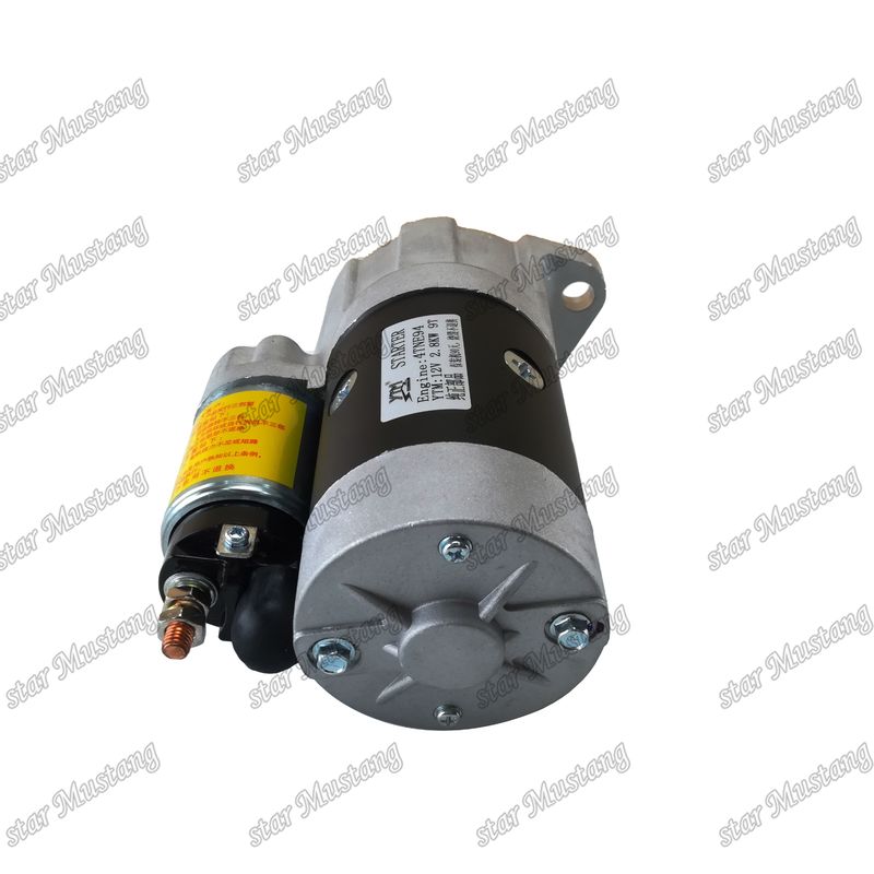 4TNE94 ইঞ্জিন স্টার্টার মোটর 12V 2.8KW 9T YANMAR ইঞ্জিন খুচরা যন্ত্রাংশের জন্য