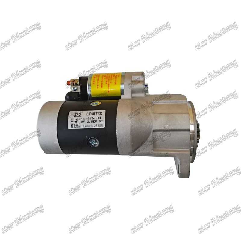 4TNE94 ইঞ্জিন স্টার্টার মোটর 12V 2.8KW 9T YANMAR ইঞ্জিন খুচরা যন্ত্রাংশের জন্য