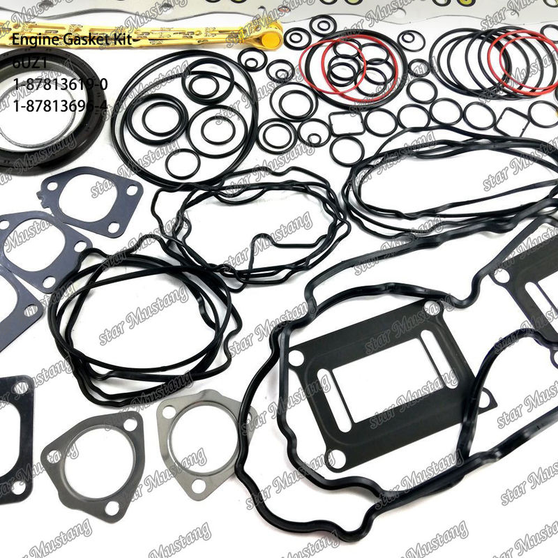 সম্পূর্ণ গ্যাসকেট কিট 6UZ1 1-87813619-0 1-87813696-4 ISUZU ইঞ্জিনের জন্য উপযুক্ত