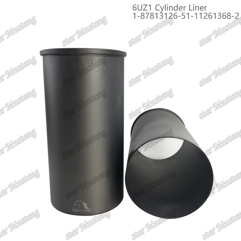 সিলিন্ডার লাইনার 6UZ1 1-87813126-5 1-11261368-2 ISUZU ইঞ্জিনের জন্য উপযুক্ত