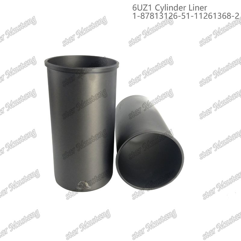 সিলিন্ডার লাইনার 6UZ1 1-87813126-5 1-11261368-2 ISUZU ইঞ্জিনের জন্য উপযুক্ত
