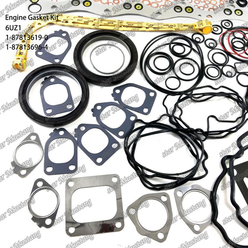 সম্পূর্ণ গ্যাসকেট কিট 6UZ1 1-87813619-0 1-87813696-4 ইসুজু ইঞ্জিনের জন্য উপযুক্ত