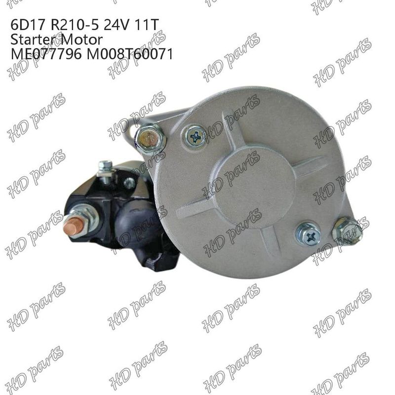 6D17 24V 11T R210-5 ME077796 M008T60071 ডিজেল ইঞ্জিন স্টার্টার মোটর অন্যান্য সার্টিফিকেশন