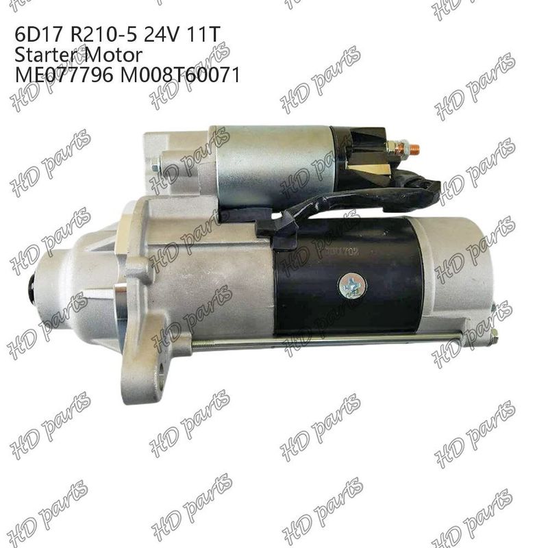 6D17 24V 11T R210-5 ME077796 M008T60071 ডিজেল ইঞ্জিন স্টার্টার মোটর অন্যান্য সার্টিফিকেশন