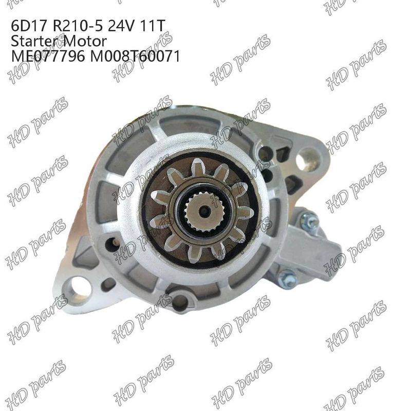 6D17 24V 11T R210-5 ME077796 M008T60071 ডিজেল ইঞ্জিন স্টার্টার মোটর অন্যান্য সার্টিফিকেশন