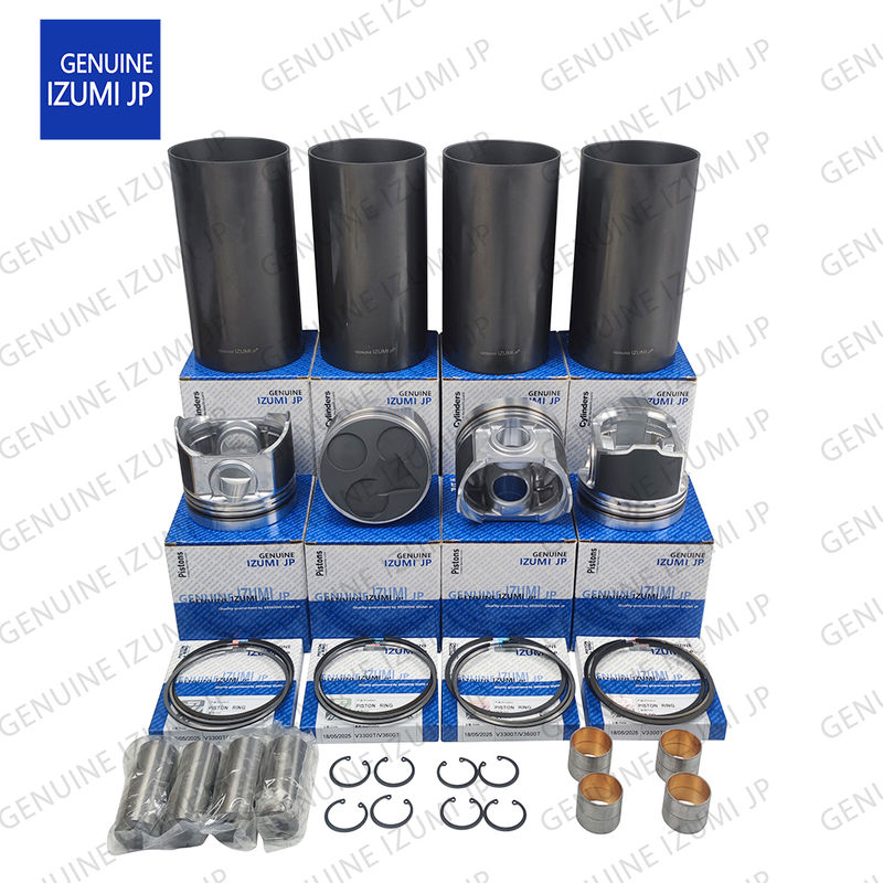 V3600T সিলিন্ডার লিনার কিট পিস্টন 1J510-21113 Kubota ডিজেল ইঞ্জিন মেরামতের জন্য অংশ