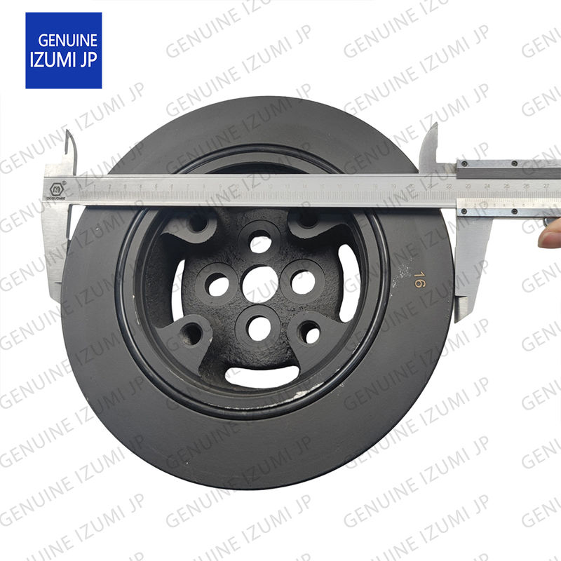 HD-2094 PC300-7 ক্র্যাঙ্কশ্যাফ্ট পুলির বাইরের ব্যাস ২28 মিমি কোমাতসু খননকারীর ইঞ্জিন যন্ত্রাংশগুলির জন্য