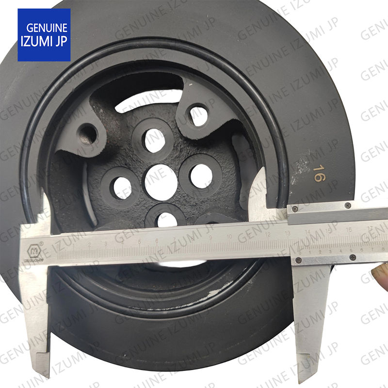 HD-2094 PC300-7 ক্র্যাঙ্কশ্যাফ্ট পুলির বাইরের ব্যাস ২28 মিমি কোমাতসু খননকারীর ইঞ্জিন যন্ত্রাংশগুলির জন্য