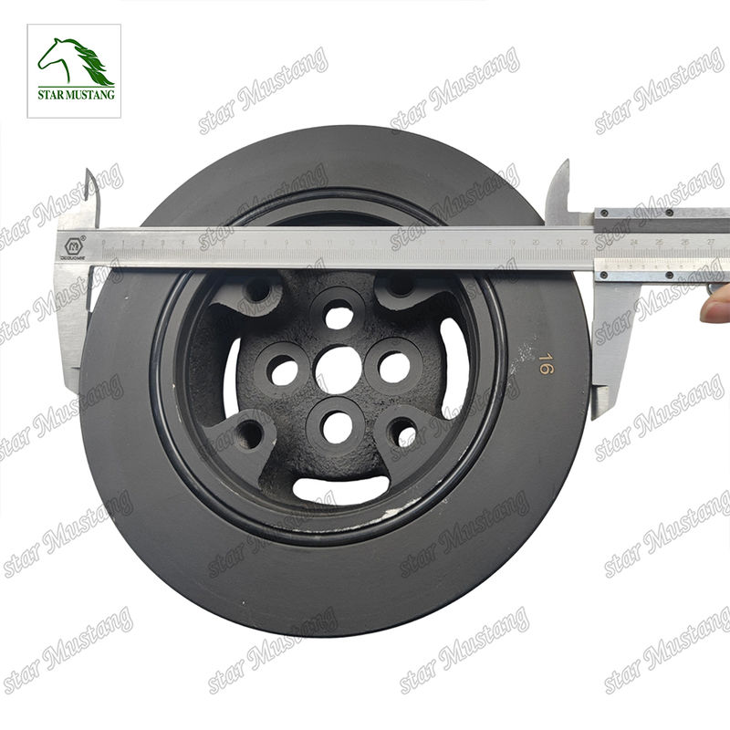 HD-2094 PC300-7 ক্র্যাঙ্কশ্যাফ্ট পুলির বাইরের ব্যাস ২28 মিমি কোমাতসু খননকারীর ইঞ্জিন যন্ত্রাংশগুলির জন্য