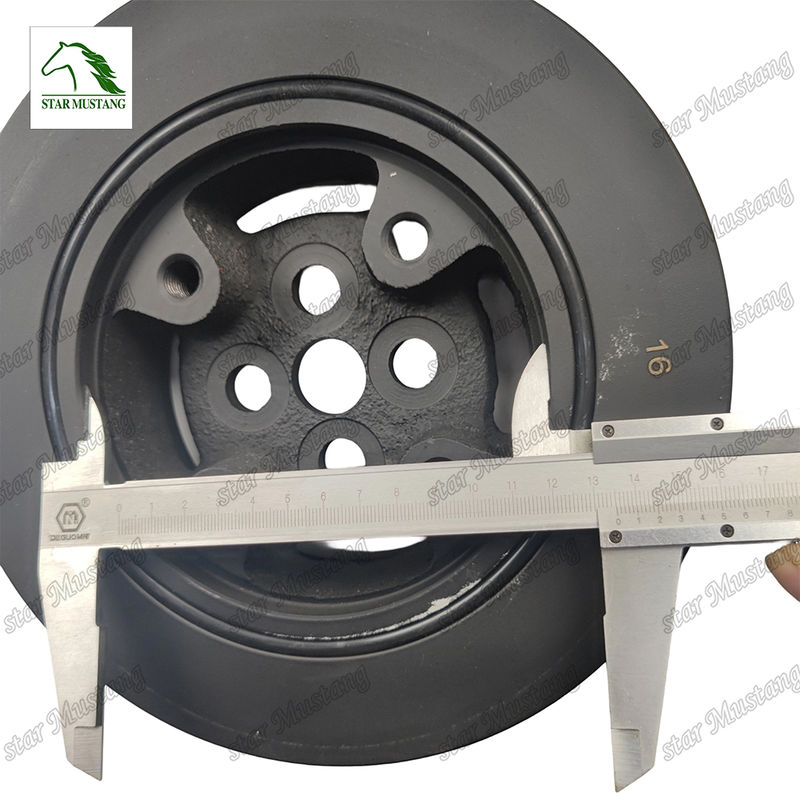 HD-2094 PC300-7 ক্র্যাঙ্কশ্যাফ্ট পুলির বাইরের ব্যাস ২28 মিমি কোমাতসু খননকারীর ইঞ্জিন যন্ত্রাংশগুলির জন্য