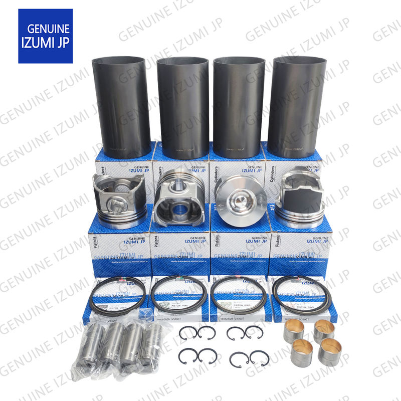 V3300T-16V সিলিন্ডার লাইনার কিট পিস্টন 1C050-21112 Kubota ডিজেল ইঞ্জিন মেরামতের যন্ত্রাংশ এর জন্য
