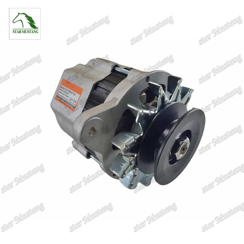 অরিজিনাল ডিজেল ইঞ্জিন অল্টারনেটর 4D95 PC60-5 24V 30A 600-821-3850