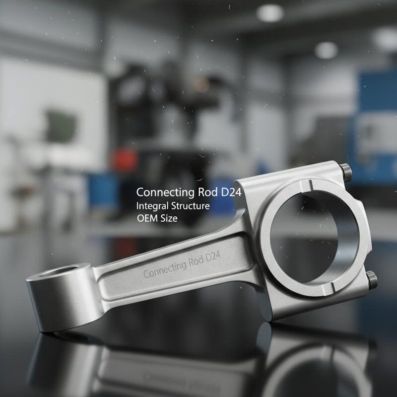 ডিজেল ইঞ্জিনের খুচরা যন্ত্রাংশের জন্য D24 সংযোগকারী রড, অবিচ্ছেদ্য কাঠামো এবং OEM আকারের সাথে