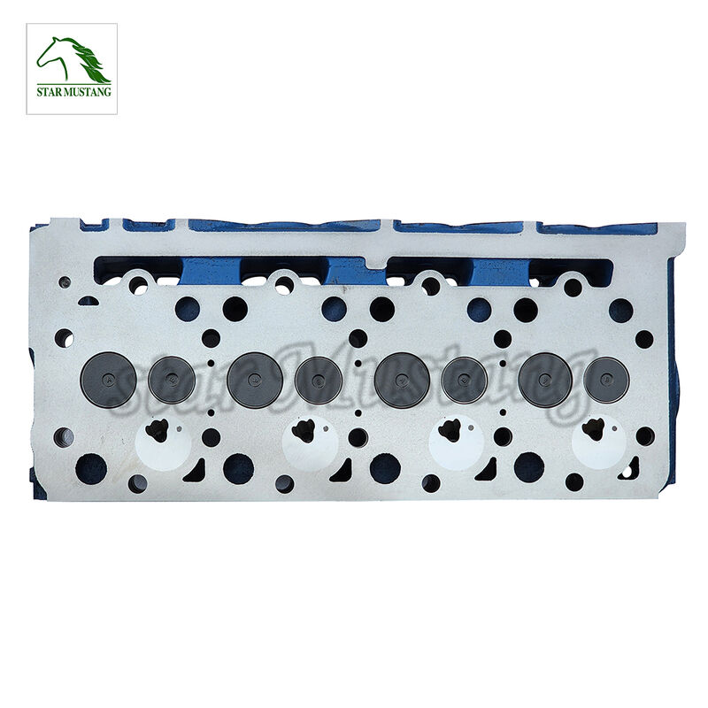 Cylinder Head Assembly V2203 19077-03045 ইন্টিগ্রাল স্ট্রাকচার OEM সাইজ এবং ডিজেল ইঞ্জিনের জন্য ৬টি ছিদ্র সহ