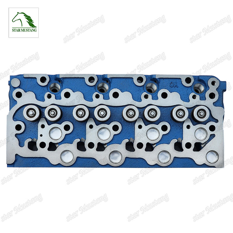 Cylinder Head Assembly V2203 19077-03045 ইন্টিগ্রাল স্ট্রাকচার OEM সাইজ এবং ডিজেল ইঞ্জিনের জন্য ৬টি ছিদ্র সহ